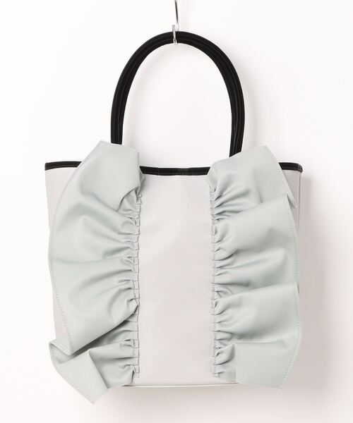 INTERPLANET（インタープラネット）の「フリルリボンＢＡＧ（トートバッグ・レディース・グレー/ブラック・フリー）」の17枚目の写真