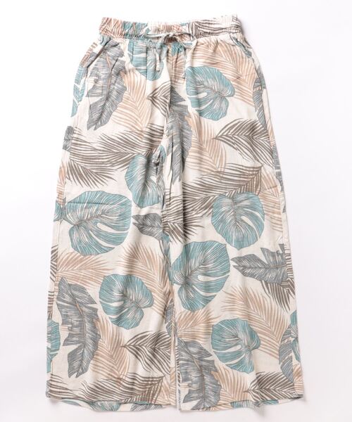 rbby ROSEBUD（アールビーバイローズバッド）の「【WEB・一部店舗限定】麻ブレンドワイドパンツ（その他パンツ・レディース・ホワイト/グリーン/ブラック/グレー/ブルー・FREE）」の5枚目の写真