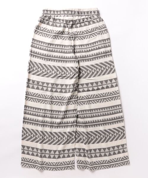 rbby ROSEBUD（アールビーバイローズバッド）の「【WEB・一部店舗限定】麻ブレンドワイドパンツ（その他パンツ・レディース・ホワイト/グリーン/ブラック/グレー/ブルー・FREE）」の6枚目の写真