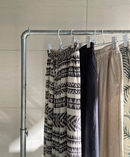 rbby ROSEBUD（アールビーバイローズバッド）の「【WEB・一部店舗限定】麻ブレンドワイドパンツ（その他パンツ・レディース・ホワイト/グリーン/ブラック/グレー/ブルー・FREE）」の16枚目の写真