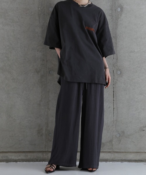 rbby ROSEBUD（アールビーバイローズバッド）の「【WEB・一部店舗限定】麻ブレンドワイドパンツ（その他パンツ・レディース・ホワイト/グリーン/ブラック/グレー/ブルー・FREE）」の20枚目の写真