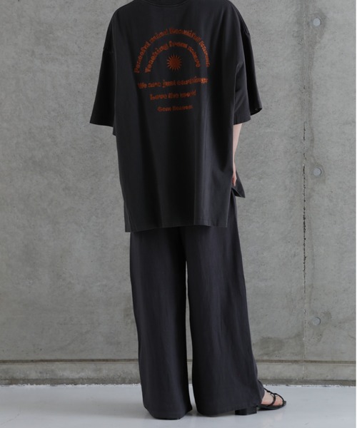 rbby ROSEBUD（アールビーバイローズバッド）の「【WEB・一部店舗限定】麻ブレンドワイドパンツ（その他パンツ・レディース・ホワイト/グリーン/ブラック/グレー/ブルー・FREE）」の22枚目の写真