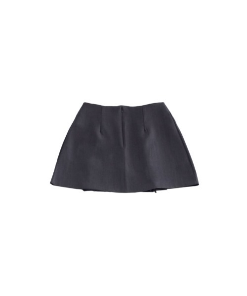 Uenui（ウニュイ）の「waste ribbon mini skirt（スカート・レディース・ベージュ/グレー/ホワイト・FREE）」の12枚目の写真