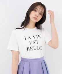 index | UV シルケットスムースロゴTシャツ【接触冷感/洗濯機洗い可】(Tシャツ/カットソー)