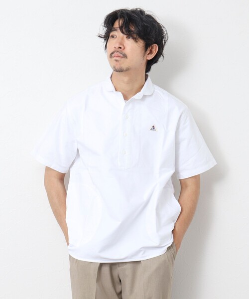 GEVACO(ゲバコ)の「【GEVACO/ゲバコ】オックスプルオーバー半袖シャツ(シャツ/ブラウス・メンズ・ホワイト/オレンジ系その他/ブラック系その他/ブラック系その他3・M/L)」の7枚目の写真