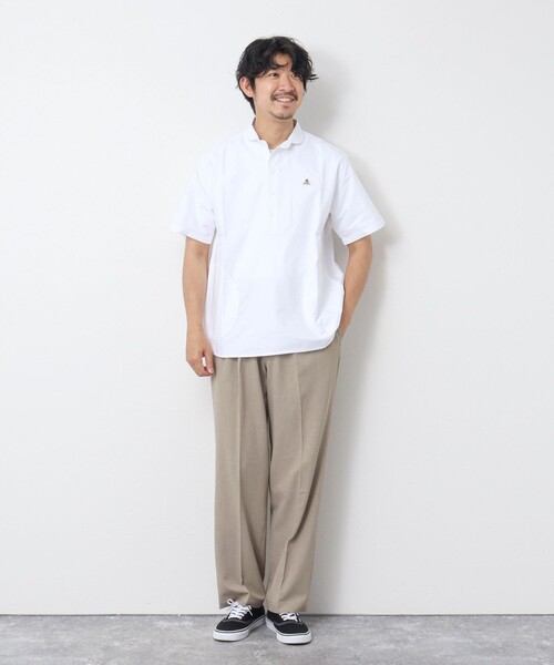 GEVACO(ゲバコ)の「【GEVACO/ゲバコ】オックスプルオーバー半袖シャツ(シャツ/ブラウス・メンズ・ホワイト/オレンジ系その他/ブラック系その他/ブラック系その他3・M/L)」の13枚目の写真