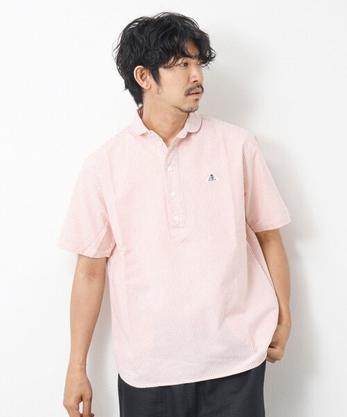 GEVACO(ゲバコ)の「【GEVACO/ゲバコ】オックスプルオーバー半袖シャツ(シャツ/ブラウス・メンズ・ホワイト/オレンジ系その他/ブラック系その他/ブラック系その他3・M/L)」の18枚目の写真
