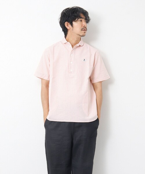 GEVACO(ゲバコ)の「【GEVACO/ゲバコ】オックスプルオーバー半袖シャツ(シャツ/ブラウス・メンズ・ホワイト/オレンジ系その他/ブラック系その他/ブラック系その他3・M/L)」の19枚目の写真