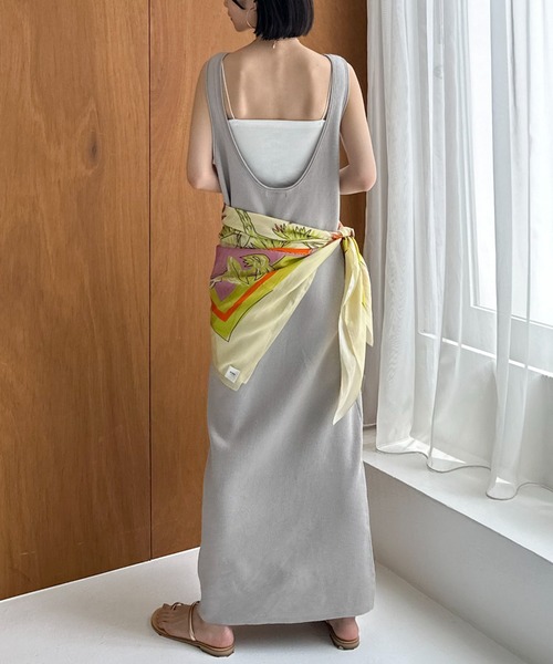 Doux archives（ドゥアルシーヴ）の「ＢａｃｋオープンＩラインワンピース（ワンピース・レディース・ネイビー/シルバーグレー/ブラック・FREE）」の7枚目の写真