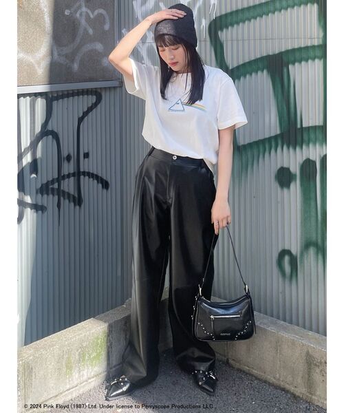 MURUA（ムルーア）の「【PINK FLOYD】prism oversize T（Tシャツ/カットソー・レディース・ブラック/ホワイト・FREE）」の10枚目の写真