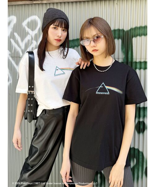 MURUA（ムルーア）の「【PINK FLOYD】prism oversize T（Tシャツ/カットソー・レディース・ブラック/ホワイト・FREE）」の12枚目の写真
