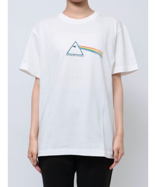 MURUA（ムルーア）の「【PINK FLOYD】prism oversize T（Tシャツ/カットソー・レディース・ブラック/ホワイト・FREE）」の14枚目の写真