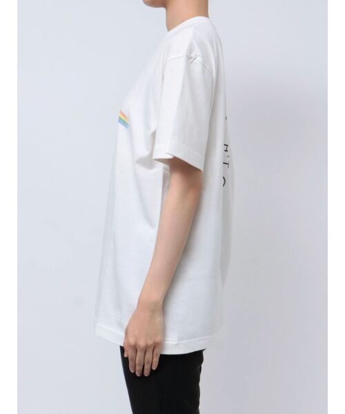 MURUA（ムルーア）の「【PINK FLOYD】prism oversize T（Tシャツ/カットソー・レディース・ブラック/ホワイト・FREE）」の15枚目の写真