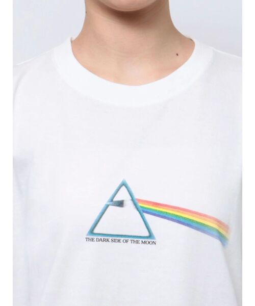 MURUA（ムルーア）の「【PINK FLOYD】prism oversize T（Tシャツ/カットソー・レディース・ブラック/ホワイト・FREE）」の17枚目の写真