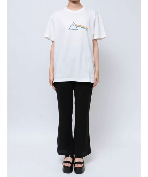 MURUA（ムルーア）の「【PINK FLOYD】prism oversize T（Tシャツ/カットソー・レディース・ブラック/ホワイト・FREE）」の21枚目の写真
