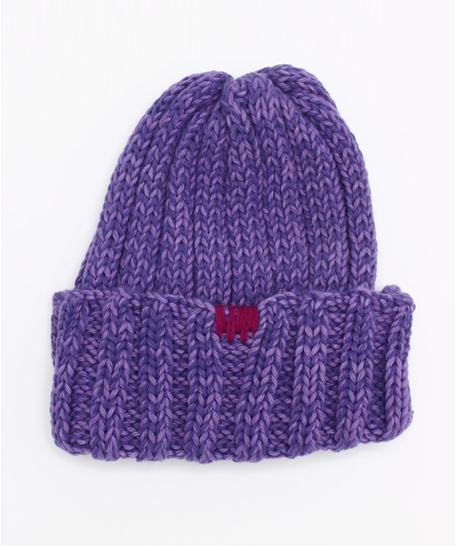 チャイハネ（チャイハネ）の「【チャイハネ】ステッチ入りシンプルニットキャップ/ビーニー（ユニセックス）（ニットキャップ/ビーニー・レディース・ホワイト/ブラウン/レッド/カーキ/グレー/ブルー/オレンジ/パープル/イエロー/ブラック・FREE）」の7枚目の写真