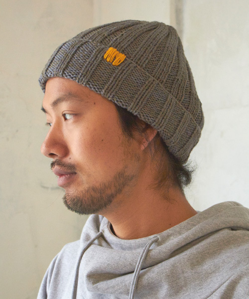 チャイハネ（チャイハネ）の「【チャイハネ】ステッチ入りシンプルニットキャップ/ビーニー（ユニセックス）（ニットキャップ/ビーニー・レディース・ホワイト/ブラウン/レッド/カーキ/グレー/ブルー/オレンジ/パープル/イエロー/ブラック・FREE）」の20枚目の写真