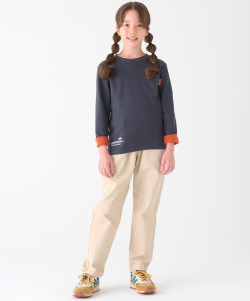 KRIFF MAYER Kid's Collection（クリフメイヤーキッズコレクション）の「ワークシルエットパンツ 綿98％（その他パンツ・キッズ・チャコール/ネイビー/ベージュ/ナチュラル・150/140/130/120/170/160）」の13枚目の写真