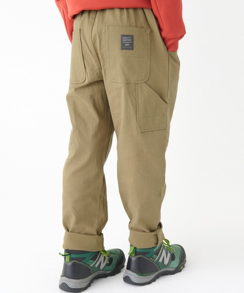 KRIFF MAYER Kid's Collection（クリフメイヤーキッズコレクション）の「ワークシルエットパンツ 綿98％（その他パンツ・キッズ・チャコール/ネイビー/ベージュ/ナチュラル・150/140/130/120/170/160）」の10枚目の写真