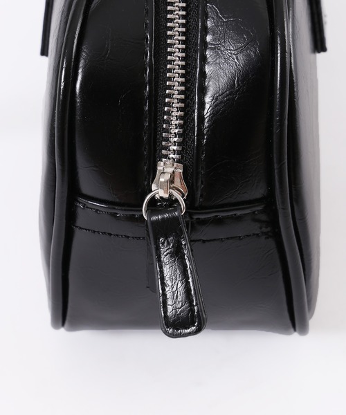 WC（ダブル シー）の「ロングハンドルショルダーバッグ（ハンドバッグ・レディース・ブラック/シルバー・FREE）」の6枚目の写真