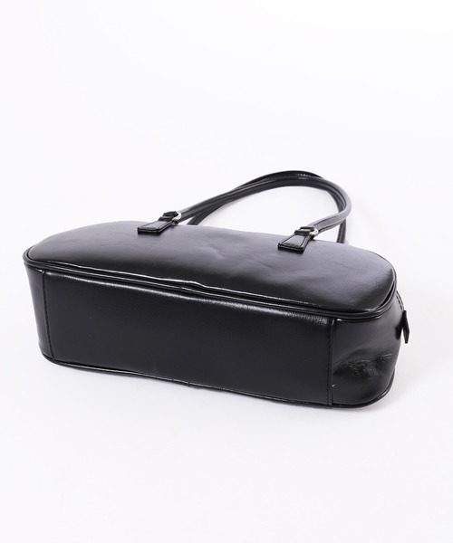 WC（ダブル シー）の「ロングハンドルショルダーバッグ（ハンドバッグ・レディース・ブラック/シルバー・FREE）」の5枚目の写真