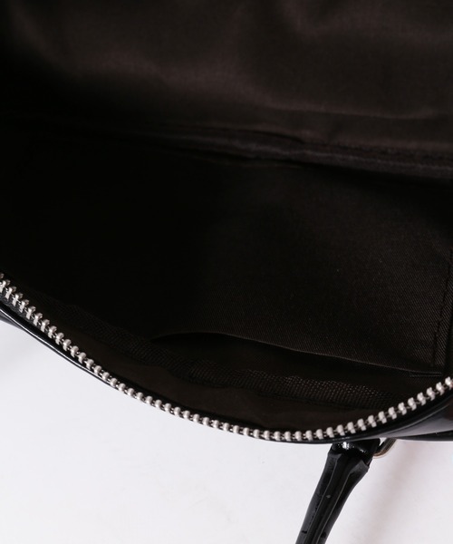 WC（ダブル シー）の「ロングハンドルショルダーバッグ（ハンドバッグ・レディース・ブラック/シルバー・FREE）」の3枚目の写真