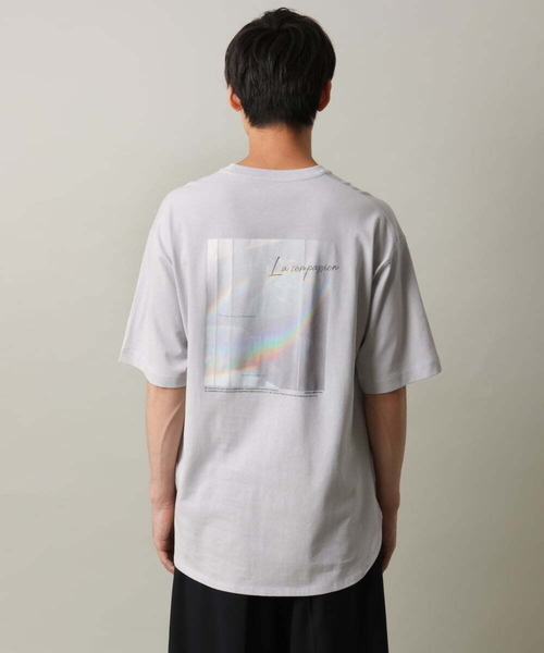a.v.v(アーヴェヴェ)の「【HIDEYUKI SUTO×a.v.vコラボ】フォトプリントロングシルエットTシャツ(Tシャツ/カットソー・メンズ・ホワイト/ライトグレー・48/46/50/44)」の12枚目の写真