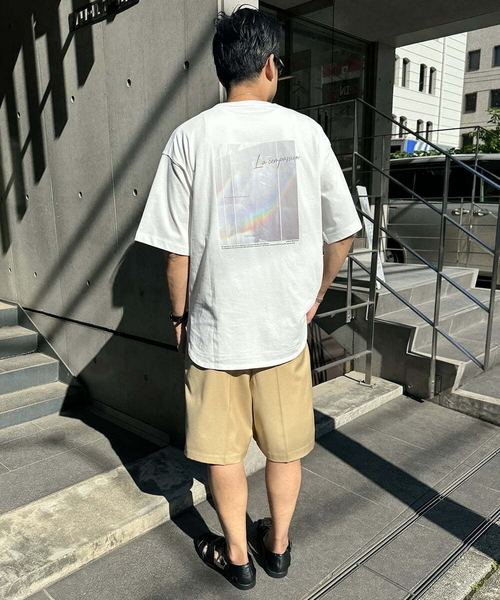 a.v.v(アーヴェヴェ)の「【HIDEYUKI SUTO×a.v.vコラボ】フォトプリントロングシルエットTシャツ(Tシャツ/カットソー・メンズ・ホワイト/ライトグレー・48/46/50/44)」の21枚目の写真