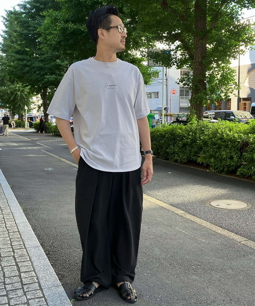 a.v.v(アーヴェヴェ)の「【HIDEYUKI SUTO×a.v.vコラボ】フォトプリントロングシルエットTシャツ(Tシャツ/カットソー・メンズ・ホワイト/ライトグレー・48/46/50/44)」の22枚目の写真