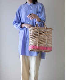 UNICOM（ユニコン）の「Paint Rattan Basket M（かごバッグ）」
