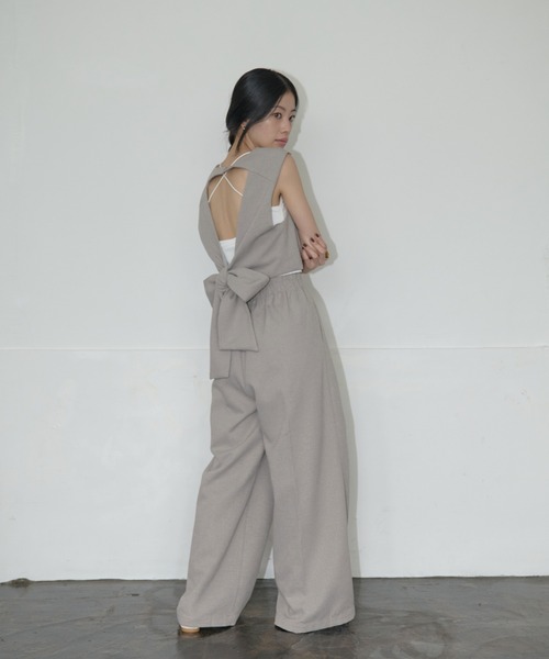 AIC.（エーアイシー）の「【再入荷】パッド付きバッククロスブラトップ（キャミソール・レディース・ダークグレー/ブラック/オフホワイト・FREE）」の16枚目の写真