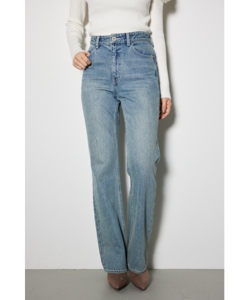 rienda(リエンダ)の「シェイプリーメイクデニムパンツ(デニムパンツ・レディース・ライトブルー/ブラック/ダークブルー・X-SMALL/SMALL/MEDIUM)」の6枚目の写真