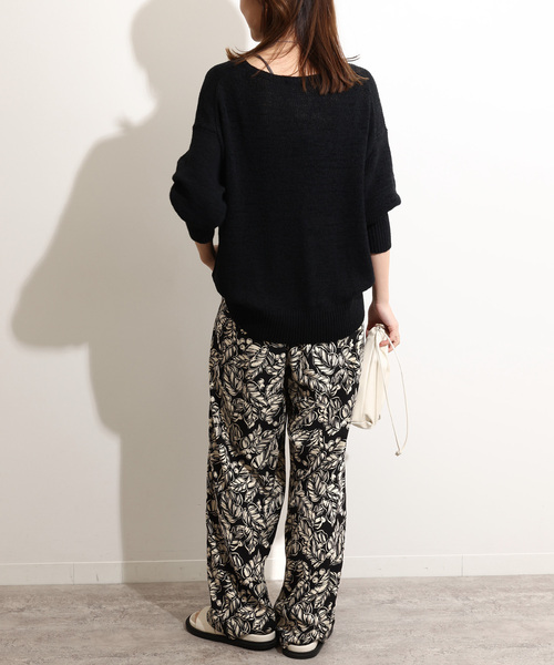 JOURNAL STANDARD relume(ジャーナルスタンダード レリューム)の「《追加5》ベリープリントパンツ(スラックス・レディース・グリーン/ベージュ・FREE)」の6枚目の写真