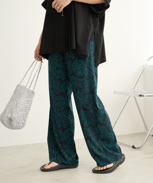 JOURNAL STANDARD relume(ジャーナルスタンダード レリューム)の「《追加5》ベリープリントパンツ(スラックス・レディース・グリーン/ベージュ・FREE)」の15枚目の写真