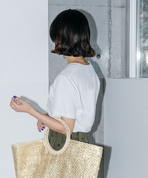 LIENCOEUR（リアンクール）の「ミニハート刺繍Tシャツ（Tシャツ/カットソー・レディース・ホワイト/ホワイト系その他/ブラック/ブラック系その他・FREE）」の9枚目の写真