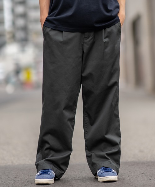 improves(インプローブス)の「ワイド チノ イージーパンツ(チノパンツ・メンズ・ブラック/ベージュ/ネイビー/スミクロ/ホワイト・MEDIUM/LARGE)」の13枚目の写真