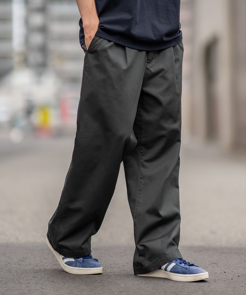 improves(インプローブス)の「ワイド チノ イージーパンツ(チノパンツ・メンズ・ブラック/ベージュ/ネイビー/スミクロ/ホワイト・MEDIUM/LARGE)」の14枚目の写真