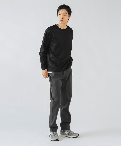 BEAMS HEART(ビームスハート)の「【2色展開】チノ ナローパンツ(チノパンツ・メンズ・ブラック/チャコールグレー・XL/L/M/S)」の4枚目の写真