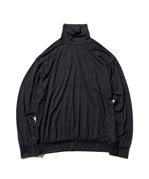 トップス SOPHNET WASHABLE WOOL HEM RIBBED L/S WASHABLE WOOL HEM RIBBED L/S TURTLENECK TOP（Tシャツ