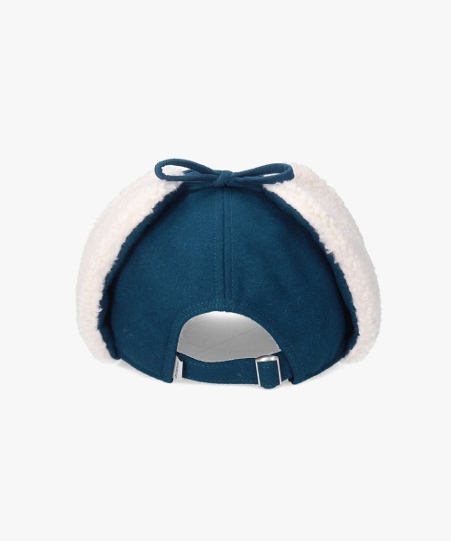 OVERRIDE（オーバーライド）の「OVERRIDE  MELTON EARFLAP 6P CAP / オーバーライド（キャップ・レディース・ブルー/グレー/キャメル/ブラック・57~59cm）」の8枚目の写真