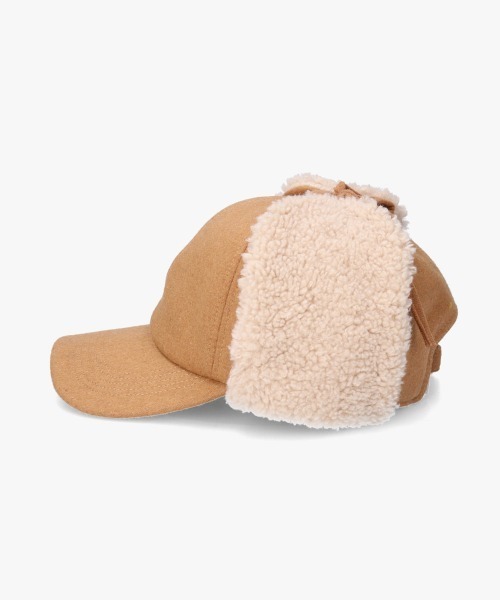 OVERRIDE（オーバーライド）の「OVERRIDE  MELTON EARFLAP 6P CAP / オーバーライド（キャップ・レディース・ブルー/グレー/キャメル/ブラック・57~59cm）」の11枚目の写真