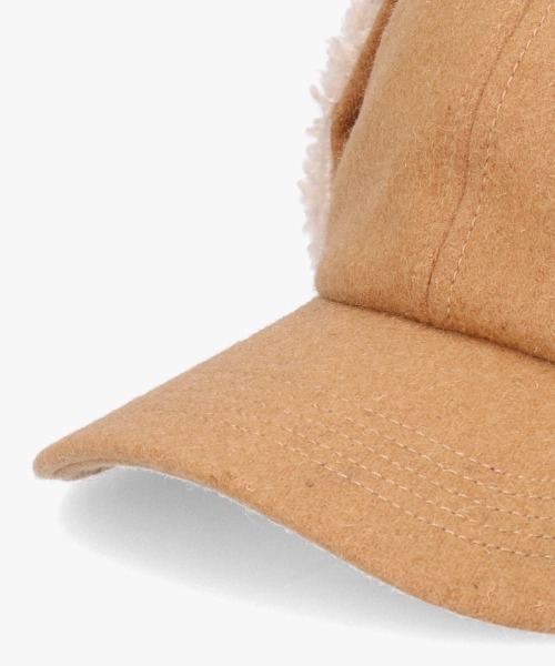 OVERRIDE（オーバーライド）の「OVERRIDE  MELTON EARFLAP 6P CAP / オーバーライド（キャップ・レディース・ブルー/グレー/キャメル/ブラック・57~59cm）」の14枚目の写真