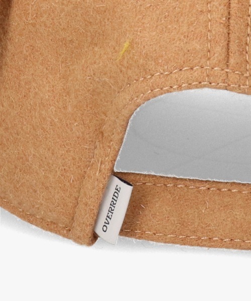 OVERRIDE（オーバーライド）の「OVERRIDE  MELTON EARFLAP 6P CAP / オーバーライド（キャップ・レディース・ブルー/グレー/キャメル/ブラック・57~59cm）」の15枚目の写真