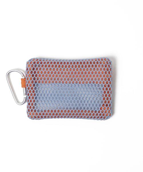 WEGO（ウィゴー）の「WEGO/メッシュ配色ポーチ（ポーチ・レディース・ブルー/ブラック/ホワイト/ピンク・FREE）」の8枚目の写真