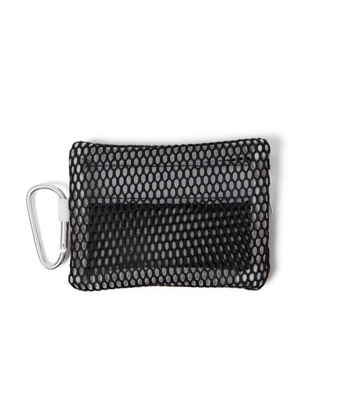 WEGO（ウィゴー）の「WEGO/メッシュ配色ポーチ（ポーチ・レディース・ブルー/ブラック/ホワイト/ピンク・FREE）」の11枚目の写真