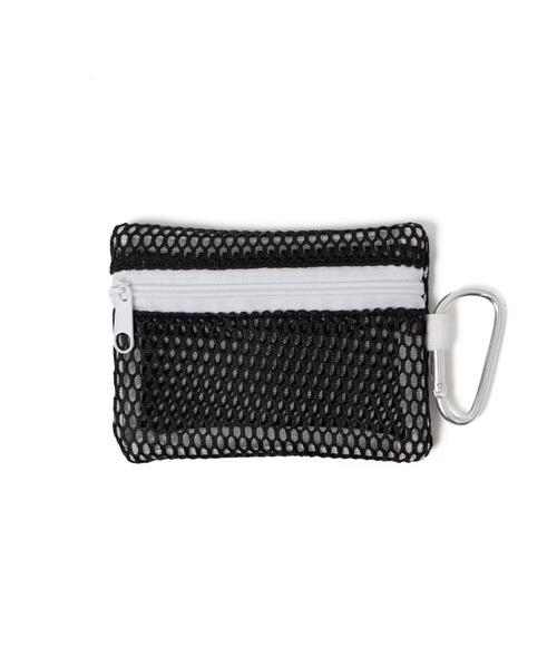 WEGO（ウィゴー）の「WEGO/メッシュ配色ポーチ（ポーチ・レディース・ブルー/ブラック/ホワイト/ピンク・FREE）」の12枚目の写真