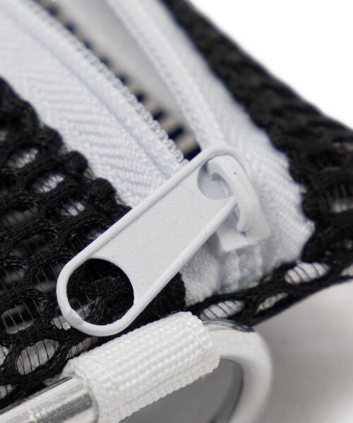 WEGO（ウィゴー）の「WEGO/メッシュ配色ポーチ（ポーチ・レディース・ブルー/ブラック/ホワイト/ピンク・FREE）」の14枚目の写真