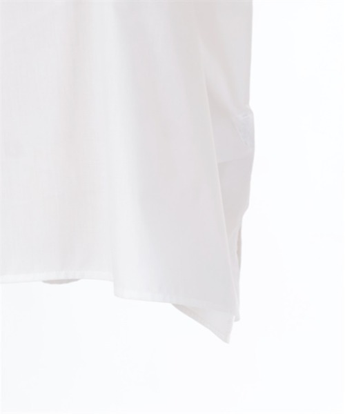 axes femme（アクシーズファム）の「刺繍入りスキッパーシャツ（シャツ/ブラウス・レディース・ホワイト/サックスブルー/カーキ・FREE）」の11枚目の写真