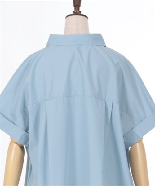 axes femme（アクシーズファム）の「刺繍入りスキッパーシャツ（シャツ/ブラウス・レディース・ホワイト/サックスブルー/カーキ・FREE）」の22枚目の写真