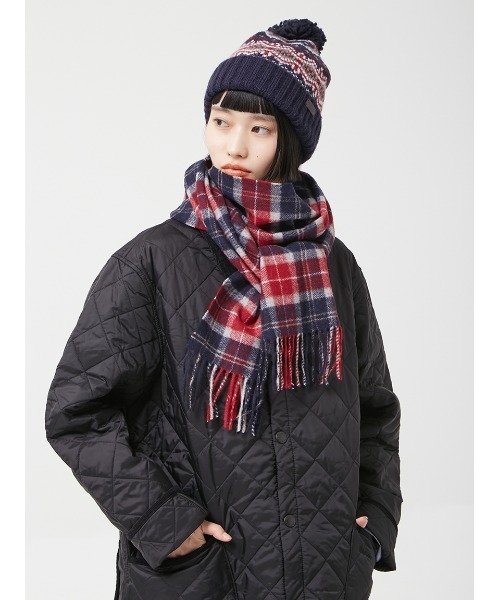 ウール タータンチェック マフラー（マフラー）｜Barbour